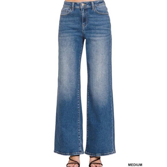 High Rise Blue Jeans - Picture 1 of 15